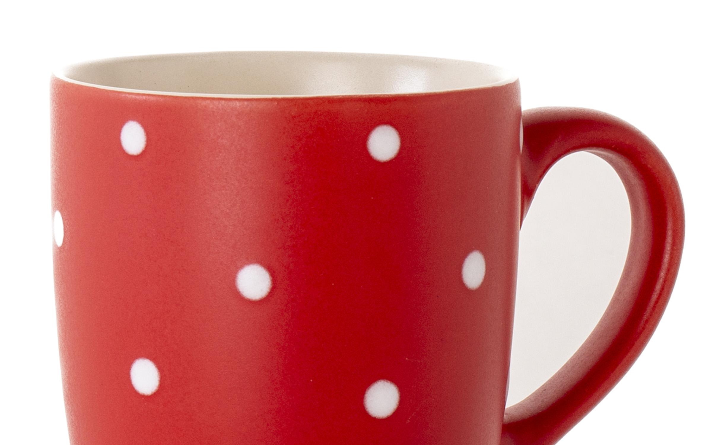 Tea mug, red  2